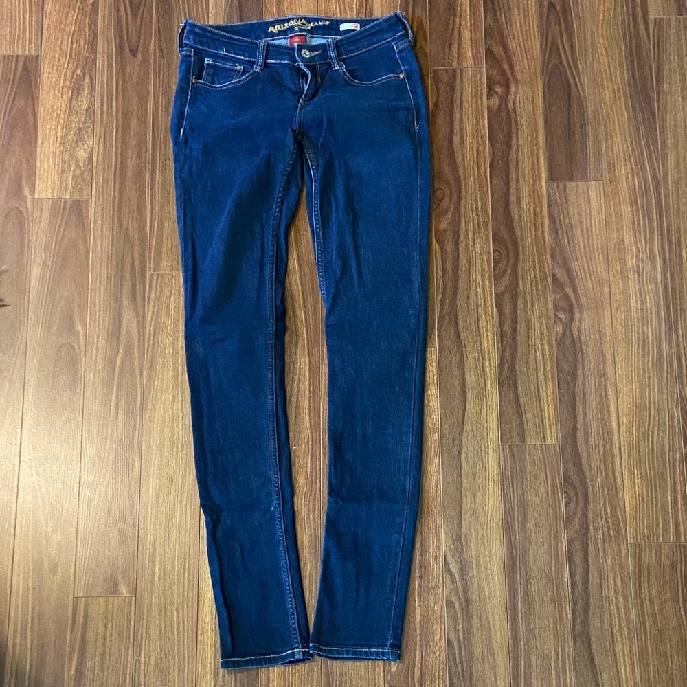 Arizona Jean Company Deep Indigo Skinny Jeans